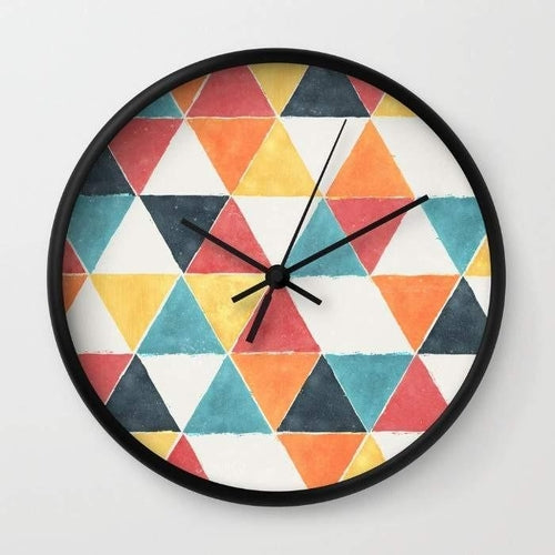 Trivertex 10 Inch Modern Wall Clock Black White